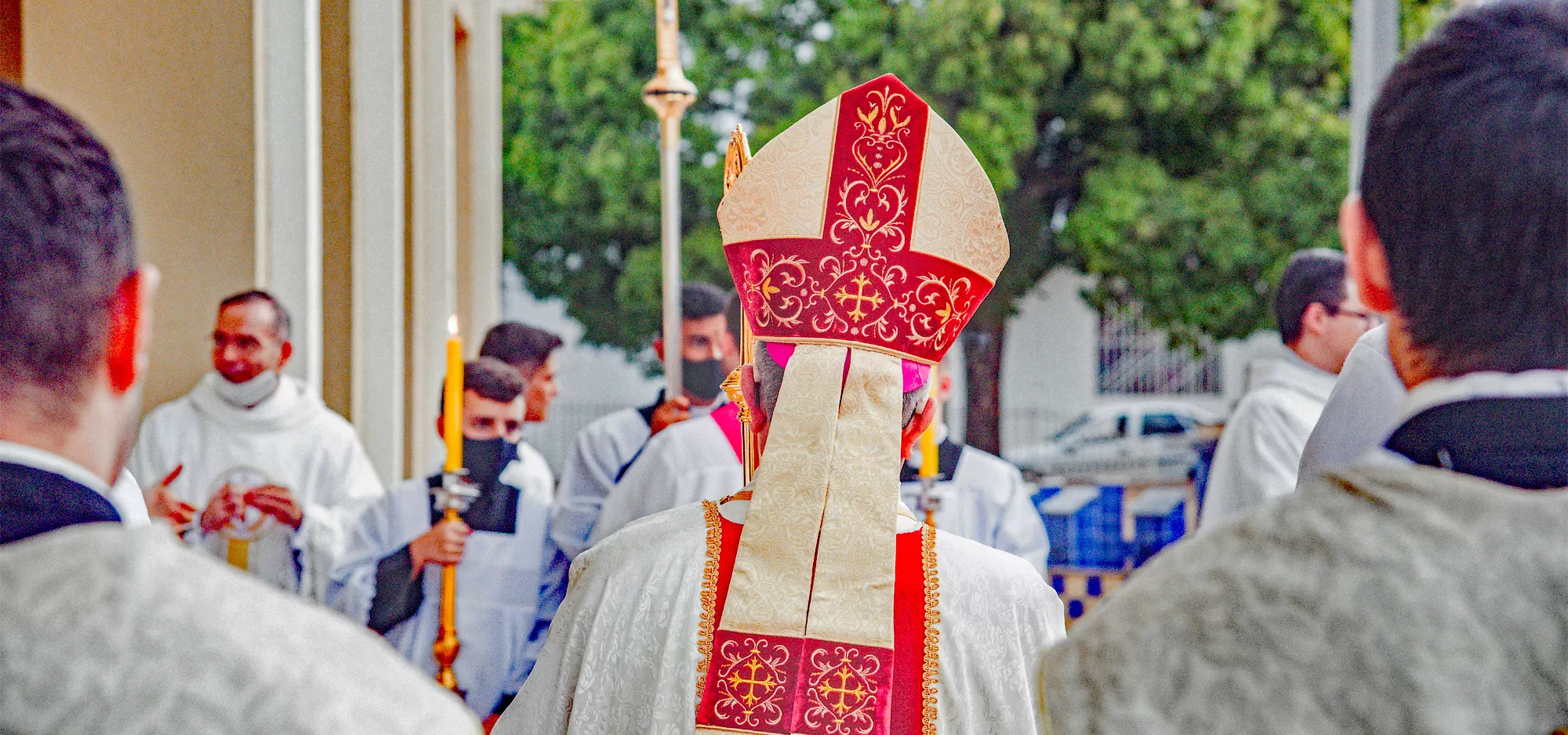 Bishop in procession