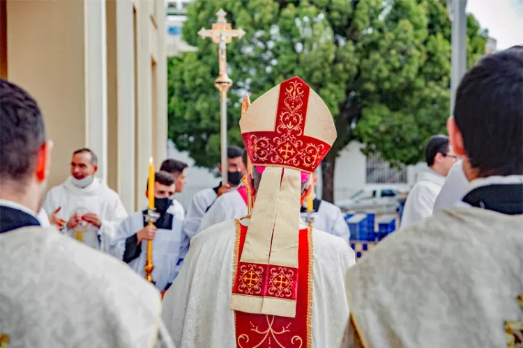 Bishop in procession